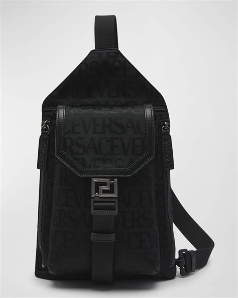 versace sling bag men's